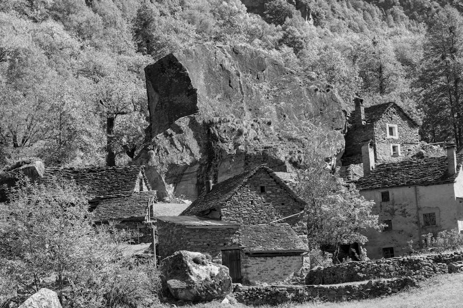 Stable village architecture representing community banking foundations